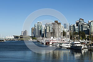 Skyline Cityscape Vancouver British Columbia Canada