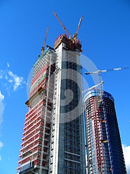 Skyline construction photo