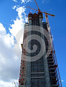 Skyline construction photo