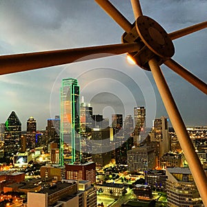 The skyline of Dallas Texas