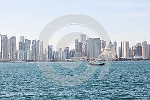 Skyline of Doha. Qatar