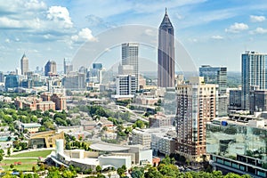 Skyline of Downtown Atlanta, Georgia