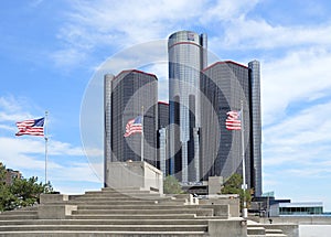 Skyline of Downtown Detroit, Michigan