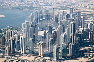 Skyline of Downtown Doha, Qatar