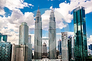 Skyline of downtown Kuala Lumpur