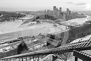 Skyline of downtown Pittsburgh