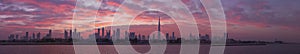 Skyline Dubai, before sunrise photo