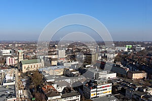 The skyline of Essen (Germany)