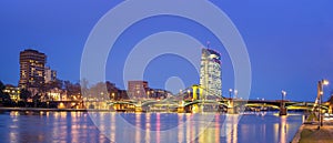 Skyline of Frankfurt am Main, Germany