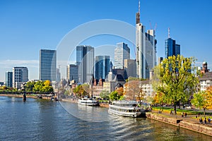 Skyline of Frankfurt am Main, Germany