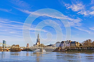 Skyline of Frankfurt Main Germany