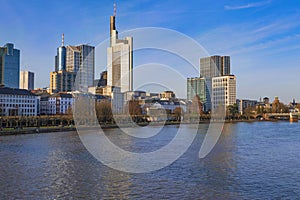 Skyline of Frankfurt Main Germany