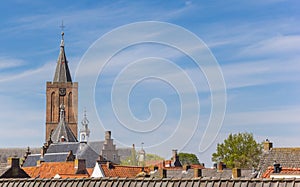 Skyline of historic city Naarden