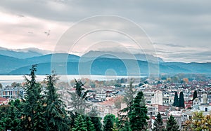 The skyline of Ioannina