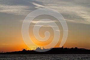 Skyline of Istanbul, Turkey