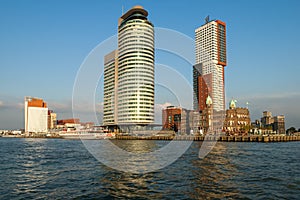 Skyline Kop van Zuid, Rotterdam, Netherlands