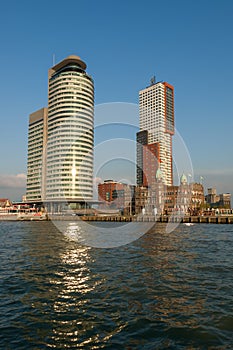 Skyline Kop van Zuid, Rotterdam, Netherlands