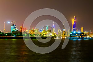 Skyline of Kuwait during night....IMAGE