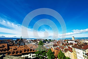 Skyline of Lausanne