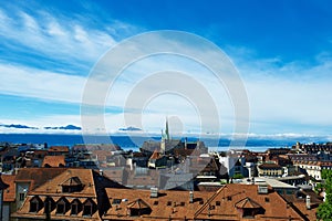 Skyline of Lausanne