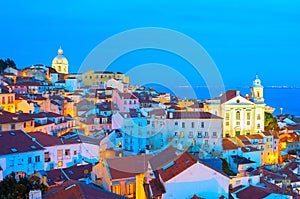 Skyline  Lisbon Old Town Alfama