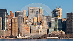 Skyline of lower Manhattan, New York