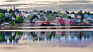 Skyline of Lunenburg, Nova Scotia, Canada