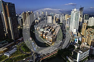 Skyline of Luohu,Shenzhen,China