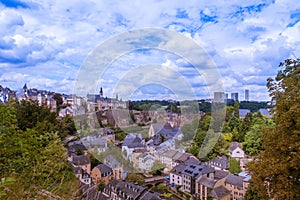 Skyline of Luxembourg City