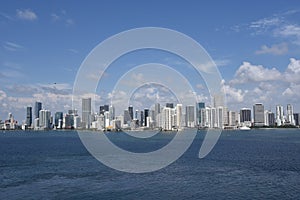 Skyline of the Miami, Florida,