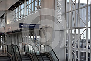 Skyline monorail station at Dallas-Fort Worth International Airport