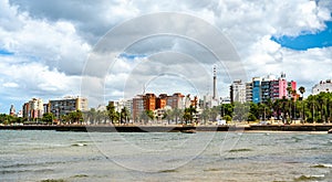 Skyline of Montevideo, the capital of Uruguay