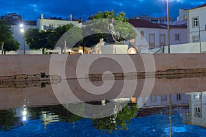 Skyline monument Henry Navigator Lagos