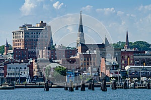 Skyline of New London, Connecticut