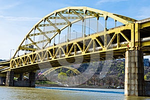 Skyline of Pittsburgh, Pennsylvania from Allegheny Landing from