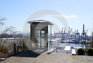 Skyline of the Port of the Hanse City Hamburg