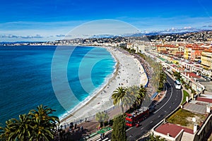 Skyline promenade viewpoint of Nice, France