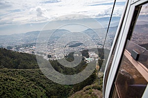 Skyline of Quito from the teleferico photo