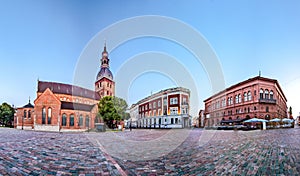 Skyline of Riga old town