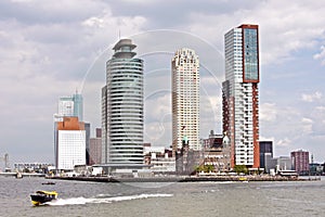 Skyline from Rotterdam in the Netherlands