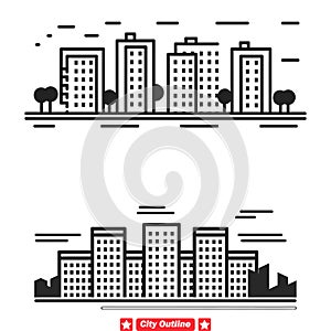 Skyline Saga Explore the Majesty of Cities with Our Diverse Vector Silhouette Library