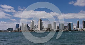 Skyline of San Diego in California