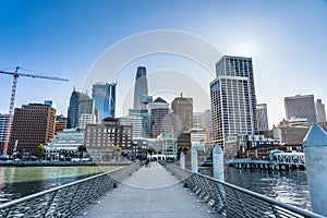 Skyline of San Francisco from the Pier of the bay