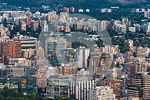 Skyline of Santiago de Chile