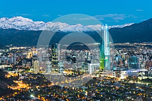 Skyline of Santiago de Chile