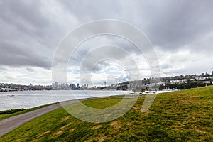 Skyline of Seattle Viewed from Gas Works Park