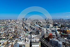 Skyline in Setagaya-ku, Tokyo, Japan