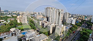 Skyline of suburbs of Mumbai