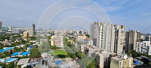 Skyline of suburbs of Mumbai