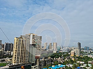 Skyline of suburbs of Mumbai